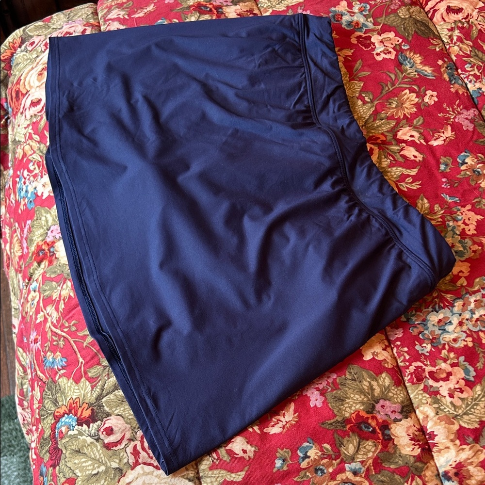 Lands' End Navy Blue Swim Skort size 14